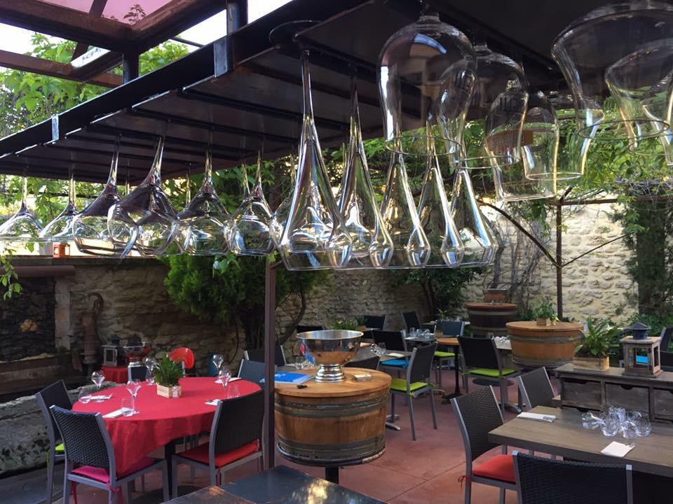 Cabrières-dʼAvignon Le Vieux Bistrot酒店 外观 照片